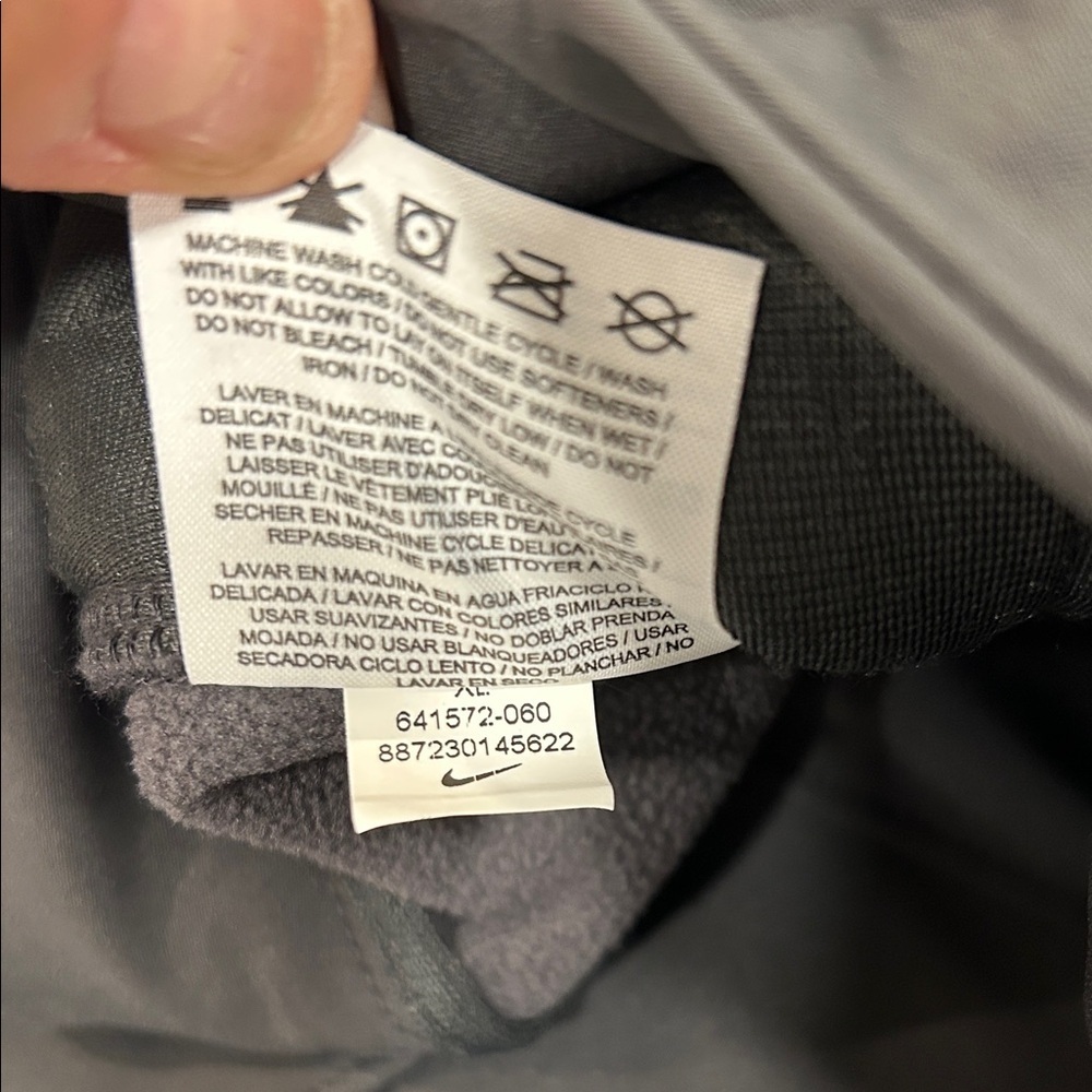 Nike Men's NFL On Field Fleece Lined Athletic Performance Blokecore Gray Pants - Picture 7 of 13